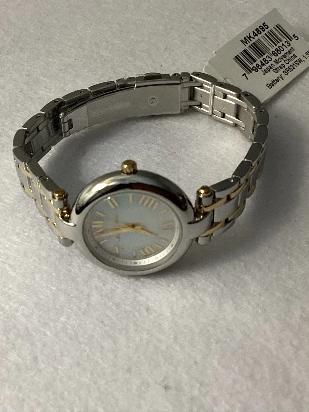 Michael Kors Laney Three-Hand Two-Tone Stainless-Steel Watch, 30mm